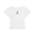 Signature Designer J Cropped T-Shirt