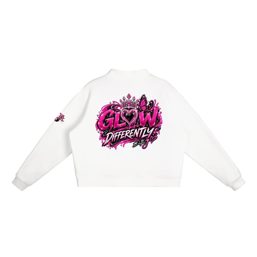 Glow Differently Fleece Mock Sweatshirt