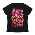 Pretty Focus & Prosperous Slim Fit Crewneck T-Shirt