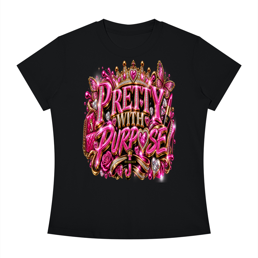 Pretty With Purpose Slim Fit T-Shirt