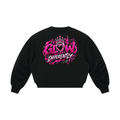 LIMITLESS BABE Crop V-Neck Sweatshirt