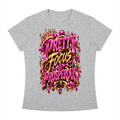 Pretty Focus & Prosperous Slim Fit Crewneck T-Shirt