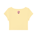 Pretty Focus & Prosperous  Slim Crop Tee – Cap Sleeve