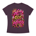 Pretty Focus & Prosperous Slim Fit Crewneck T-Shirt