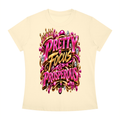 Pretty Focus & Prosperous Slim Fit Crewneck T-Shirt