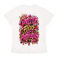 Pretty Focus & Prosperous Slim Fit Crewneck T-Shirt