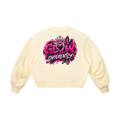 LIMITLESS BABE Crop V-Neck Sweatshirt