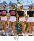 Pretty With Purpose Baby Tee Seamless T-Shirt - 200 GSM